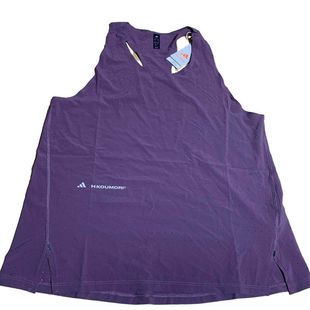 Adidas H.Koumori Women's Running Tank Top Shadow Fig Size M KB8430